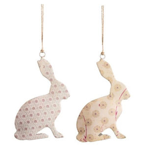 Ornement de Noël à suspendre en émail imprimé, décoration d'oiseaux en métal pour Noël et Pâques, décoration suspendue - Product Image 4