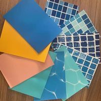 Bâche en PVC de première classe de l'industrie Tissu de réservoir d'eau Revêtement de piscine en PVC 2000g Tissu enduit Bâche en PVC