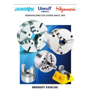 High Precision Unnat 3 Jaw <b>Chuck</b> with Base Hard and Soft Jaws for <b>Lathe</b> Machines for Best Price - Product Image 3