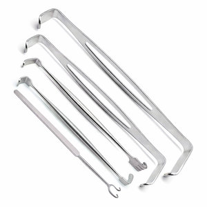 Retractor Senn Miller, instrumentos quirúrgicos semiafilados, retractor de gancho Senn Miller, retractores de heridas, 3 puntas afiladas y romas CE - Product Image 1