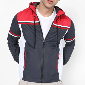 Vente en ligne de vestes de softball à capuche et manches longues pour hommes, vente en gros Fabricant Prix compétitif Veste coupe-vent - Product Image 4