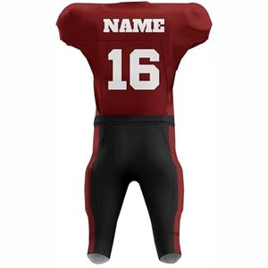 เสื้อฟุตบอลอเมริกันแบบสั่งทำขายส่งสำหรับผู้ใหญ่ แขนสั้น ระบายอากาศได้ดี ผลิตจากผ้าโพลีเอสเตอร์ 100% สำหรับชุดทีม - Product Image 6