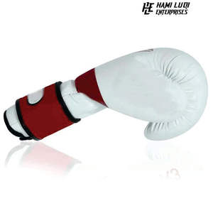 Logo personnalisé en cuir véritable de haute qualité vintage avec gants de boxe d'entraînement de taille 12OZ - Product Image 4