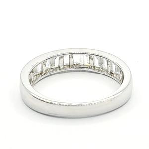 แหวนหมั้นผู้หญิงหรูหราทำเองโรเดียม925คลาสสิกแหวนเงินแท้ - Product Image 4