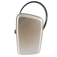 Lucchetto Tubolare Portatile con Chiave per Bagagli da Viaggio Sicuri, in ABS e Lega di Zinco, Beige ABA ARV-S008 26x14x35cm, per Interni ed Esterni