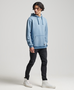 เสื้อสเวตเชิ้ตแขนยาวผ้าโพลีเอสเตอร์สีพื้น สกรีนโลโก้ได้ สไตล์สตรีทแวร์ เสื้อฮู้ดดี้ผู้ชายแบบเรียบ ขายส่งจากโรงงาน - Product Image 2