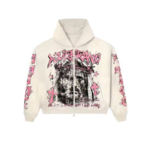 ชุดวอร์มมีฮู้ดสำหรับผู้ชายชุดวอร์มและเสื้อฮู้ดพิมพ์ลายพัฟโลโก้ได้ตามต้องการ - Product Image 5