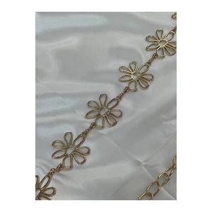 Daisy Gold Detailed Women's Waist <b>Chain</b> Waist <b>Belt</b>, Dress <b>Belt</b>, Skirt <b>Belt</b>, Trouser <b>Belt</b> - Grey - Product Image 4