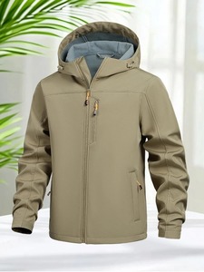 Chaquetas y abrigos de moda para hombre, nueva chaqueta bomber cortavientos para hombre, otoño 2024, ropa azul de carga para exteriores, ropa informal de calle - Product Image 4