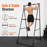 Station d'entraînement BNcompany PowerTower support de traction et de trempage robuste sur pied pour la conception pliable de la salle de sport à domicile