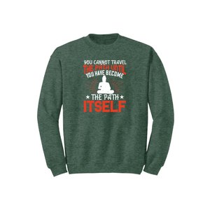Sweat-shirt en coton mélangé Bouddha Thèmes Imprimer 12 options de couleur Style décontracté 260-280 GSM Placement de conception personnalisable pour l'hiver - Product Image 2