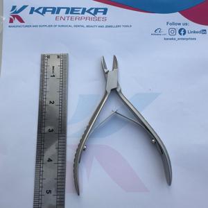 กรรไกรตัดเล็บสแตนเลสแบบมืออาชีพใบมีดโค้งสำหรับทำเล็บมือเล็บเท้าคุดใช้นิ้ว - Product Image 5