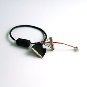 Custom LVDS Cable Assembly with 30/40s Pin <strong>Connector</strong> and Ferrite Core for TFT <strong>LCD</strong> Screen <strong>Display</strong> <strong>Panel</strong> Wiring Harness - Product Image 2