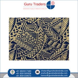 Diseño elegante y elegante Tamaño personalizado y color disponible para toallas de playa de diseño geométrico Rectangular absorbente de agua de polialgodón - Product Image 2