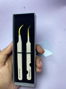 Pinzas para Pestañas de Acero Inoxidable de Alta Precisión, Antimagnéticas, con Mango Cómodo de 10 mm, Precios de Fábrica - Product Image 6