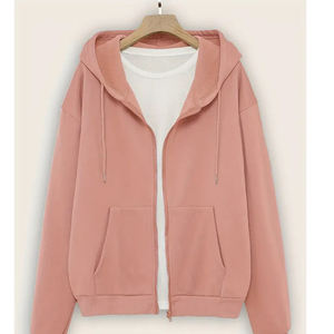 Sweat à capuche oversize pour femme, streetwear, pull en molleton de coton, coupe ample, avec poche, sweat-shirt décontracté d'hiver pour femmes - Product Image 3