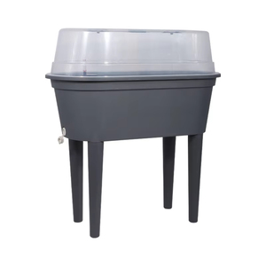Tall Plastic Oval Shape Raised Garden Bed <strong>Large</strong> Outdoor Elevanted Planter <strong>Box</strong> with Legs for Flower Vegetable <strong>Planting</strong> Floor Use - Product Image 2