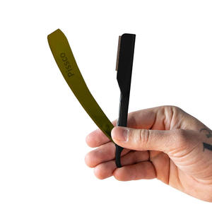 Navaja de Afeitar Recta Plegable para Barbero, Cuchilla para Cejas y Barba, Herramienta de Afeitado Plegable - Product Image 6