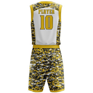 Nouvel arrivage d'uniformes de basket-ball grande taille de haute qualité conçus sur mesure ensembles ajustés amples respirants à séchage rapide logo du nom de l'équipe - Product Image 3