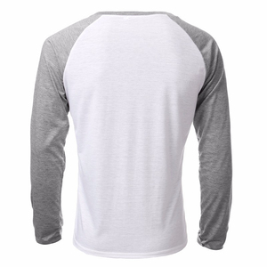 Camisetas transpirables de algodón 100% en blanco de manga larga de lujo con diseño informal personalizado de alta calidad, ropa de calle de peso pesado de gran tamaño - Product Image 6