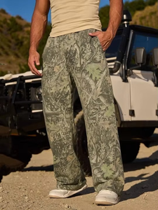 Pantalon de survêtement personnalisé lourd empilé 100% coton à jambes larges pour hommes fabricant de pantalon de survêtement gris baggy vierge pour hommes - Product Image 5