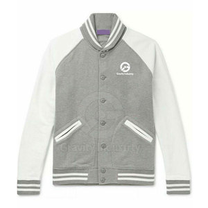 Veste de survêtement pour homme à col montant avec logo personnalisé, faible MOQ, logo sur le devant, tissu respirant écologique - Product Image 1
