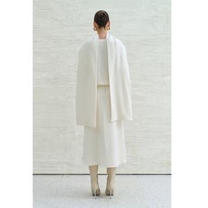 Nouvelle arrivée, longues jupes pour femmes, élégante jupe midi SENJI, décontractée, tissée, design A, respirante, écologique, unie, jupes régulières - Product Image 5