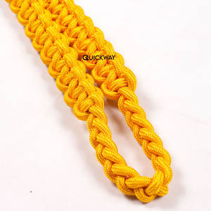 Fabricante de cordón de hombro Uniforme ceremonial Mejor precio Cordón de hombro Color amarillo personalizado - Product Image 2