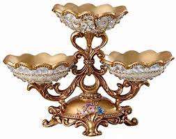 Nuevo juego de cuencos clásicos para servir de 3 cuencos Diseño plateado Fancy Antique Luxury Unique Designer Ware Cuencos para servir a bajo precio - Product Image 6