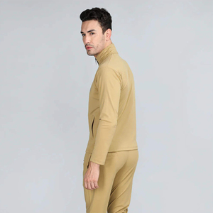 Survêtement à fermeture éclair pour hommes à la mode et élégant pour les vêtements décontractés et le fitness grande taille confortable et écologique - Product Image 5