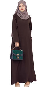 Abaya islamique de qualité supérieure, nouvelle, élégante, respirante, traditionnelle, vintage, longueur cheville, robe musulmane, décontractée, arabe, qatari, turque - Product Image 5