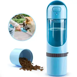 Gobelet multifonctionnel pour animaux de compagnie gobelet portable chien tasse à eau voyage en plein air bouilloire sortie filtre à eau potable pour animaux de compagnie