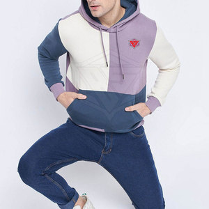 Sudaderas con Bloques de Color y Logotipo Personalizado de Alta Calidad para Hombre, Talla Grande, Nuevo Modelo - Product Image 5