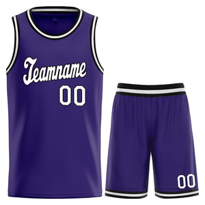 Ensemble d'uniformes de basketball personnalisés de qualité supérieure pour équipes, 100 % polyester, respirant, séchage rapide, grandes tailles pour hommes, vente en gros - Product Image 4