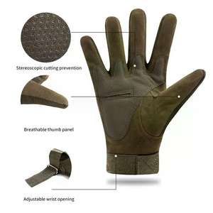 Vente en gros Gants de sport tactiques de combat durables de haute qualité Mil-Spec Gants en cuir avec logo personnalisé Gants de sport à écran tactile - Product Image 3