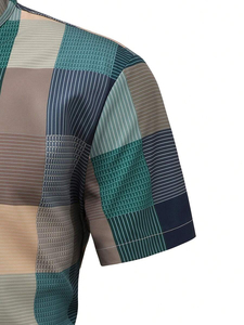 Camisa de algodón de manga corta para hombre, camisa de vestir formal clásica para hombre de negocios, ropa para hombre, polos - Product Image 3