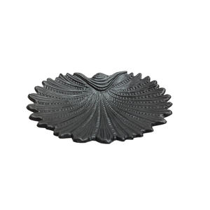 Plato en forma de hoja de Metal de aluminio de diseño antiguo, plato de Color dorado para el hogar, utensilios de cocina, plato de mesa para servir alimentos - Product Image 3