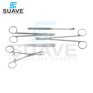 ชุดอุปกรณ์ผ่าตัดเสริมจมูกที่สำคัญทำจากสแตนเลสชุดผ่าตัดทั่วไปที่สำคัญโดยเครื่องมือผ่าตัดที่สำคัญ - Product Image 3