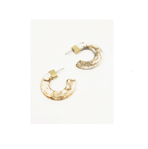 Pendientes de resina vintage clásicos joya para mujer pendientes de metal chapados en oro y artículos de fiesta de tamaño personalizado - Product Image 2