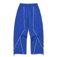 Survêtement d'hiver pour homme personnalisé, deux pièces, patchwork de couleurs, fermeture éclair, nylon, coton, imprimé, grande taille, streetwear, coupe-vent