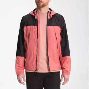 Vêtements personnalisés pour hommes, imperméables et décontractés, coupe-vent uni, vestes de pluie pour l'hiver, en polyester, style High Street, vente en gros - Product Image 2