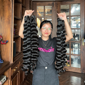 ผมต่อชาวกัมพูชาแบบไม่ผ่านกระบวนการผมเป็นลอนผมคนเวียดนาม - Product Image 1