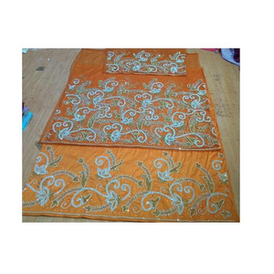 Emballage somalien en tissu indien George brodé à la main exclusif pour robes de soirée, exportation Offre Spéciale - Product Image 1