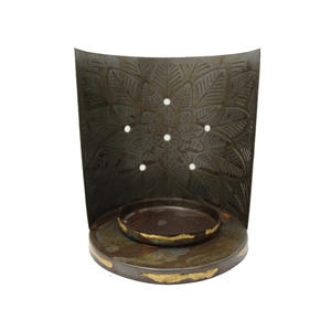 Vente en gros de bougeoirs décoratifs en métal noir de style moderne en vrac pour la décoration de Noël et d'Halloween à la maison - Product Image 3