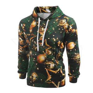 Winter <b>Men's</b> Hooded Sublimation Hoodies Polyester/Cotton Fleece Fabric Customizable Low Price Casual Wear - Product Image 2