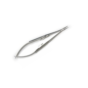 Porte-aiguilles à verrouillage 14 cm 5,5 cm de long Pointes droites Acier inoxydable Instrument chirurgical manuel Chirurgie générale Norme allemande CE - Product Image 3