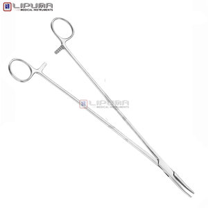 Abrazadera de puente de alta calidad recta 28 cm arteria vascular quirúrgica fórceps de acero inoxidable duraderos instrumentos médicos - Product Image 3