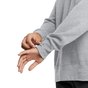 ¡Novedad de 2024! Sudaderas de cuello redondo de gran tamaño personalizadas para hombre, ropa de invierno con patrón sólido, técnica teñida Lisa para uso en otoño - Product Image 5