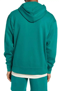 เสื้อฮู้ดผู้ชายแบบสั่งทำขายส่ง ผ้าฝ้ายฟลีซ 100% สวมใส่สบาย สไตล์ลำลอง ทรงหลวม ไหล่ตก ไซส์ใหญ่พิเศษ สำหรับผู้ชาย - Product Image 2