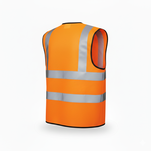 Chaleco de Seguridad Ligero con Franjas Reflectantes para Trabajo de Construcción - Product Image 5